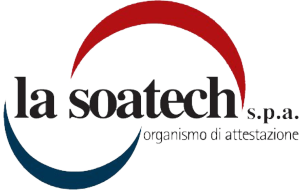 Logo dell'attestazione la soatech